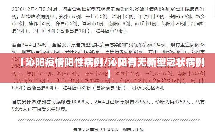 【沁阳疫情阳性病例/沁阳有无新型冠状病例】 【沁阳疫情阳性病例/沁阳有无新型冠状病例】