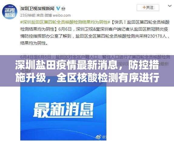 深圳盐田疫情最新消息，防控措施升级，全区核酸检测有序进行