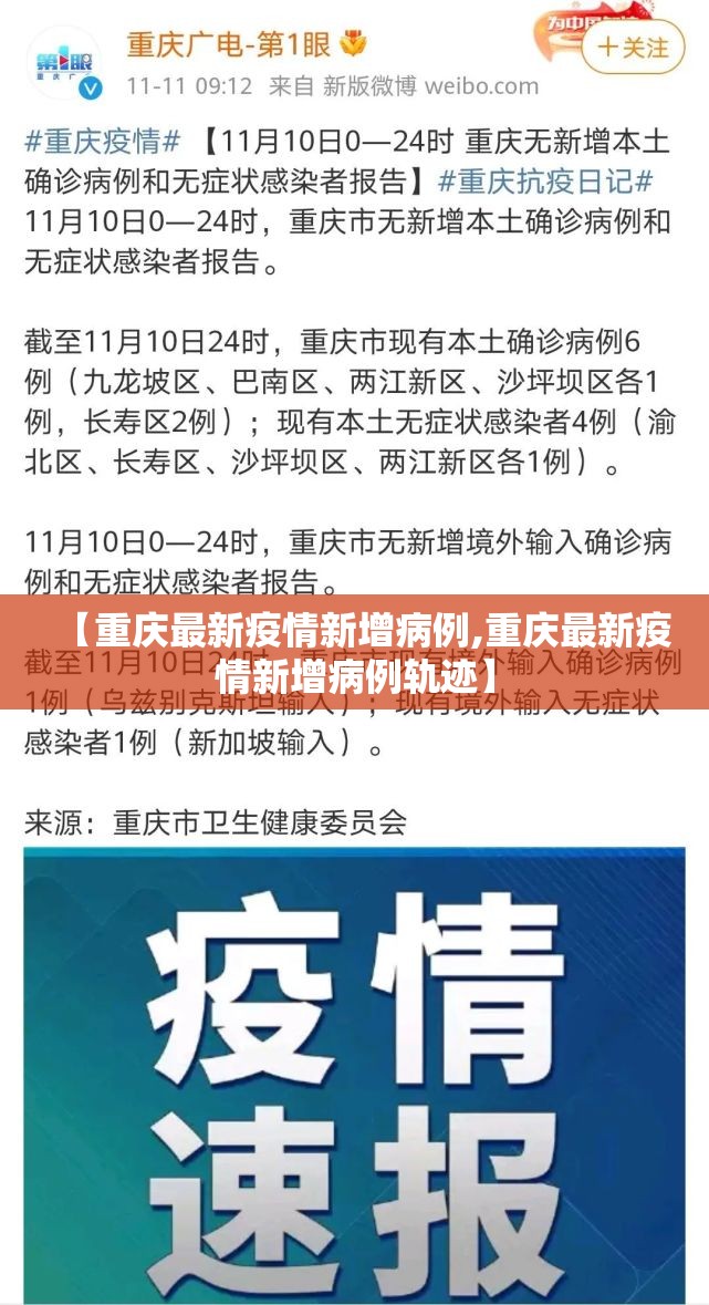 【重庆最新疫情新增病例,重庆最新疫情新增病例轨迹】