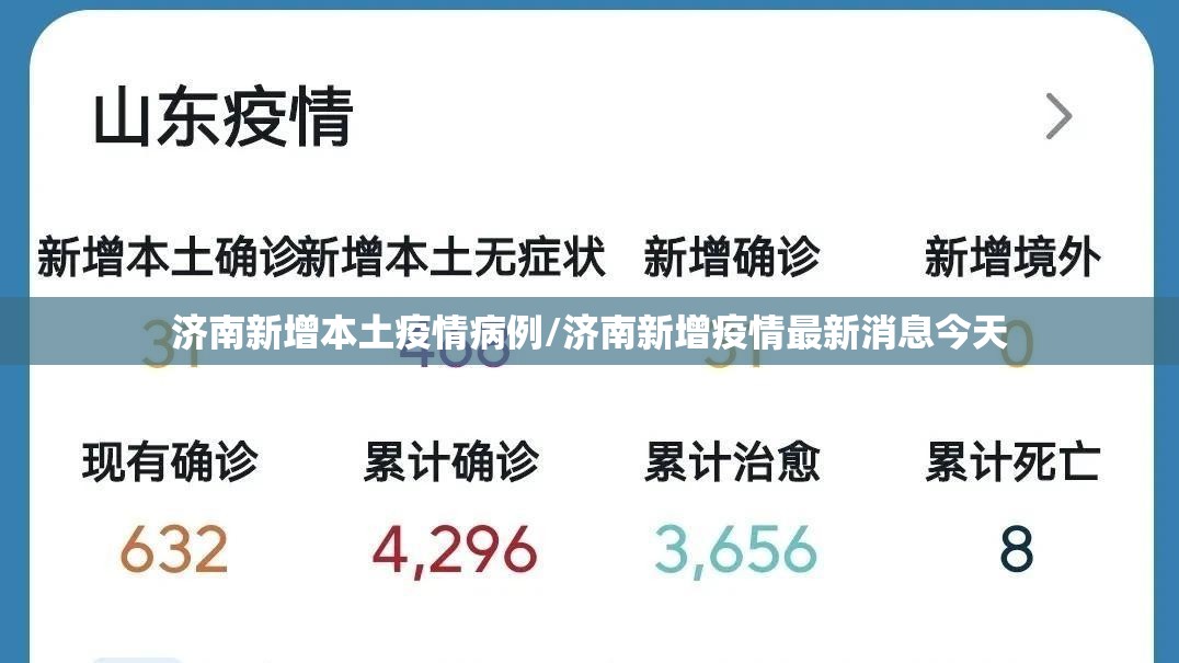 济南新增本土疫情病例/济南新增疫情最新消息今天