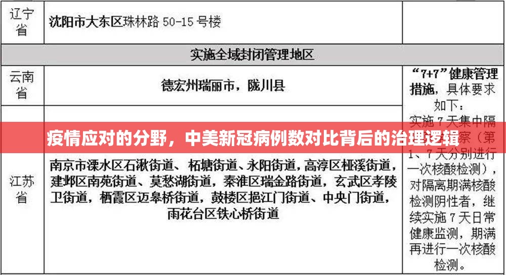 疫情应对的分野，中美新冠病例数对比背后的治理逻辑