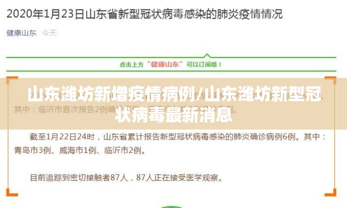 山东潍坊新增疫情病例/山东潍坊新型冠状病毒最新消息